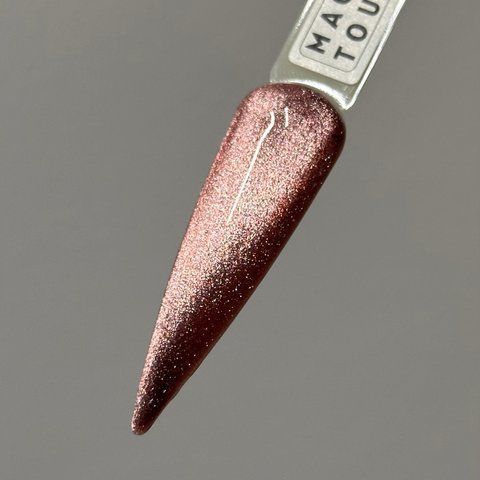 Гель лак Magic Touch 8 мл Cat's eye Crystal Terracot 77019 фото