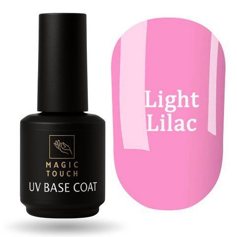 Гель лак Magic Touch COLOR BASE/ RUBBER 25 LIGHT LILAC 15 мл. 13119 фото