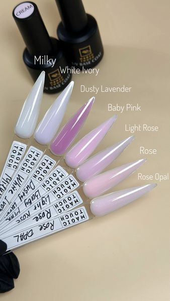 Гель лак Magic Touch COLOR BASE/ RUBBER 42 WHITE IVORY 30 мл. 12123 фото